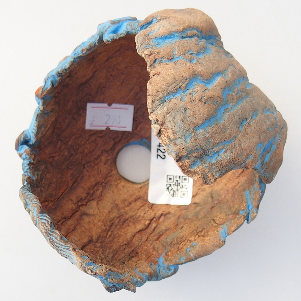 Muszla ceramiczna 10 x 8,5 x 10 cm, żółta