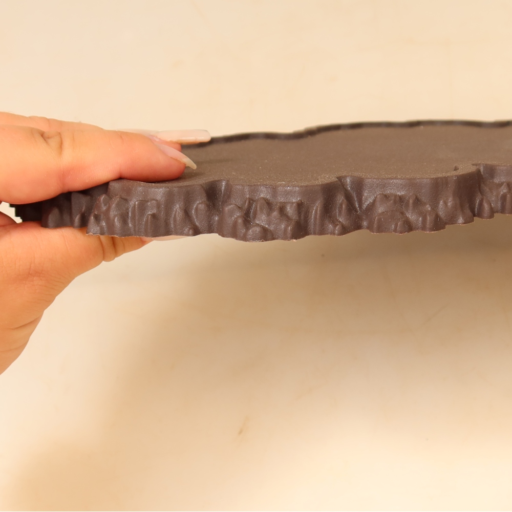 Plastikowa podstawka pod bonsai 33 x 19 x 1,5 cm, kolor brązowy