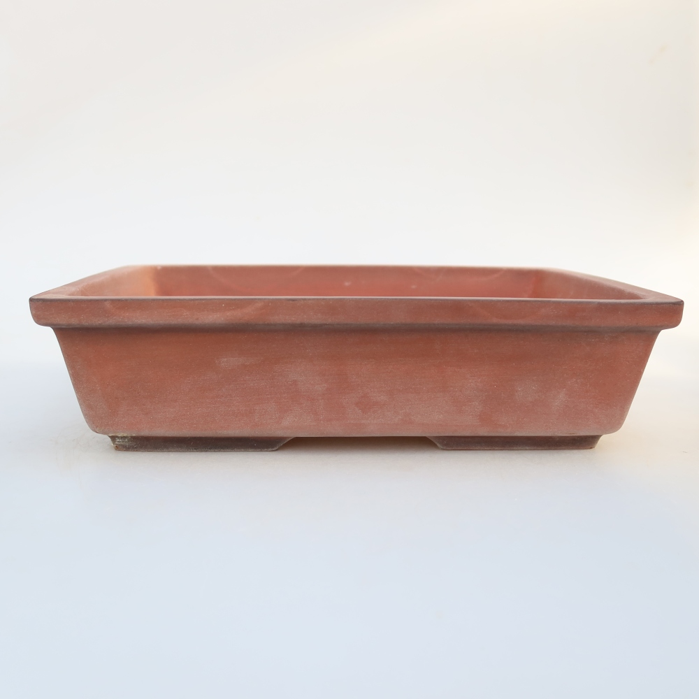 Ceramiczna miska  25,5 x 19 x 7 cm, kolor ceglasty