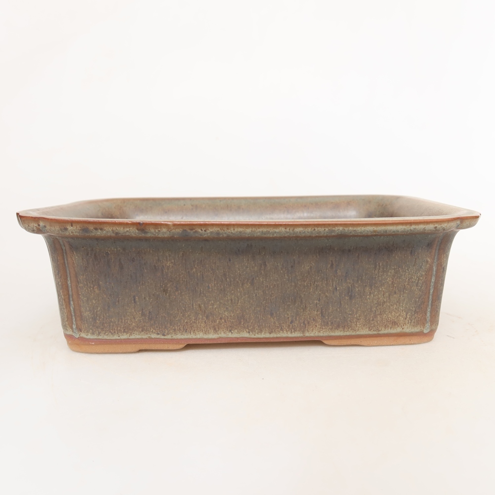 Miska ceramiczna  20 x 15,5 x 5,5 cm, kolor brązowy
