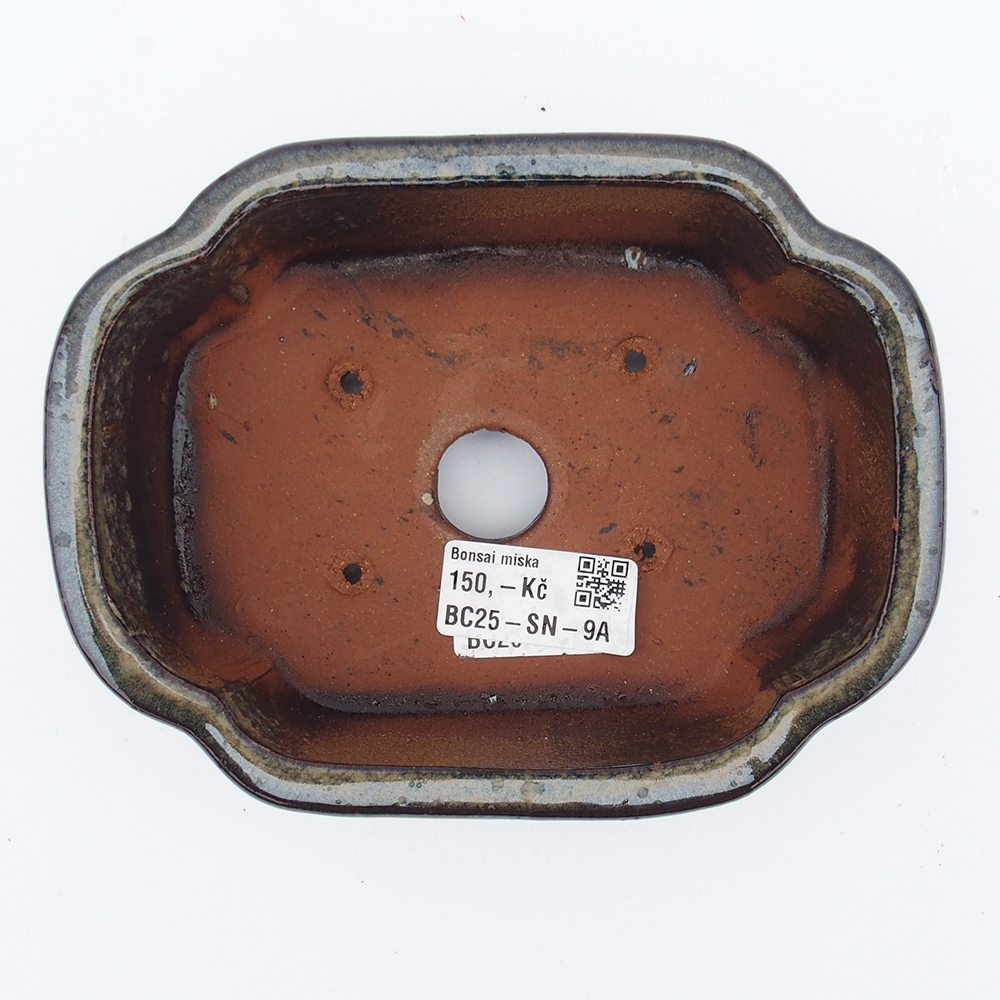Miska 16 x 13 x 5,5 cm szaro-beżowa