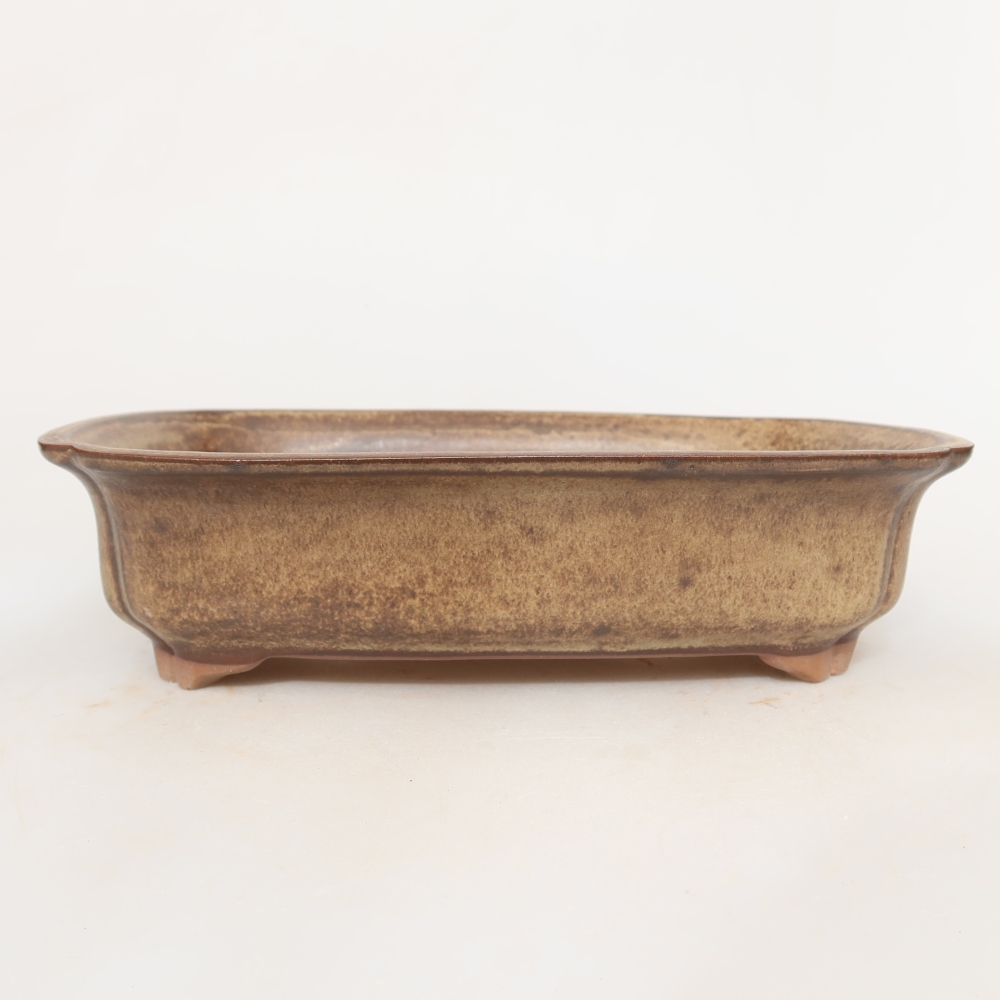 Ceramiczna miska  24 x 17 x 6 cm, kolor brązowy