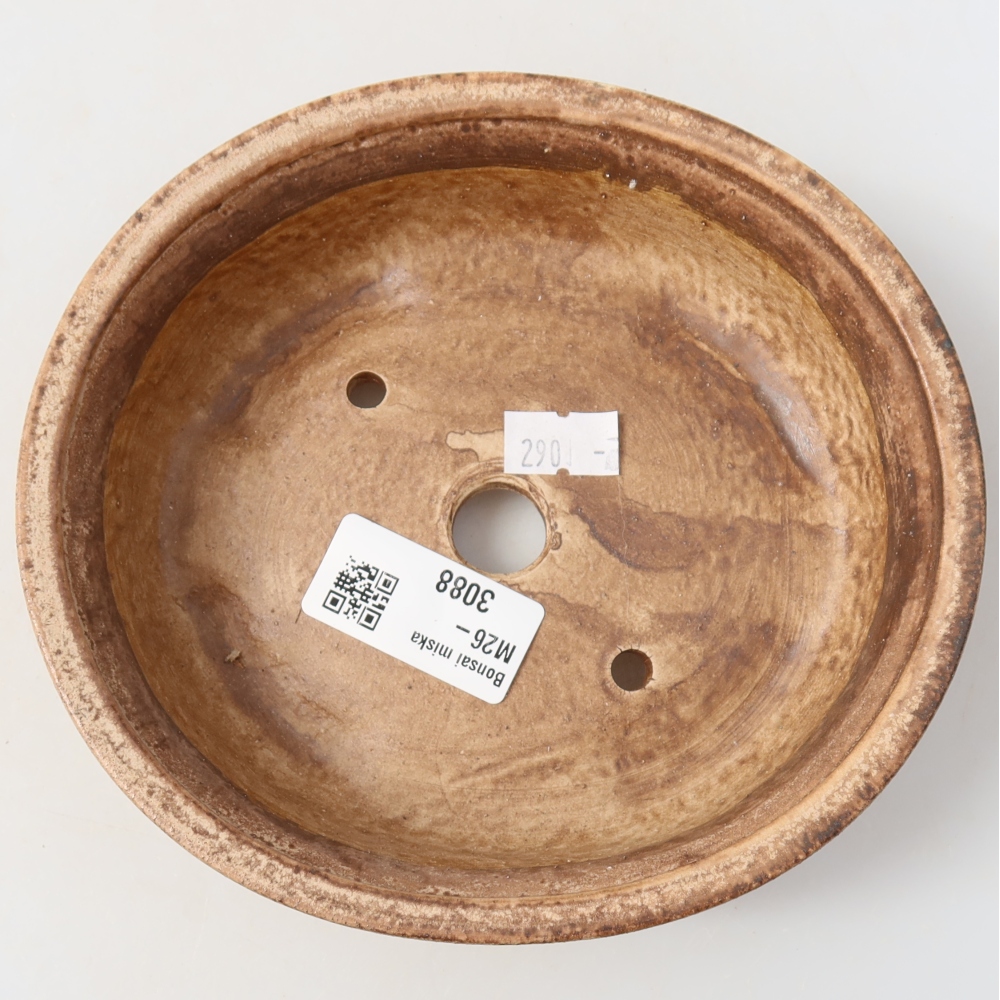 Ceramiczna miska do bonsai 15,5 x 14,5 x 4 cm, kolor różowy
