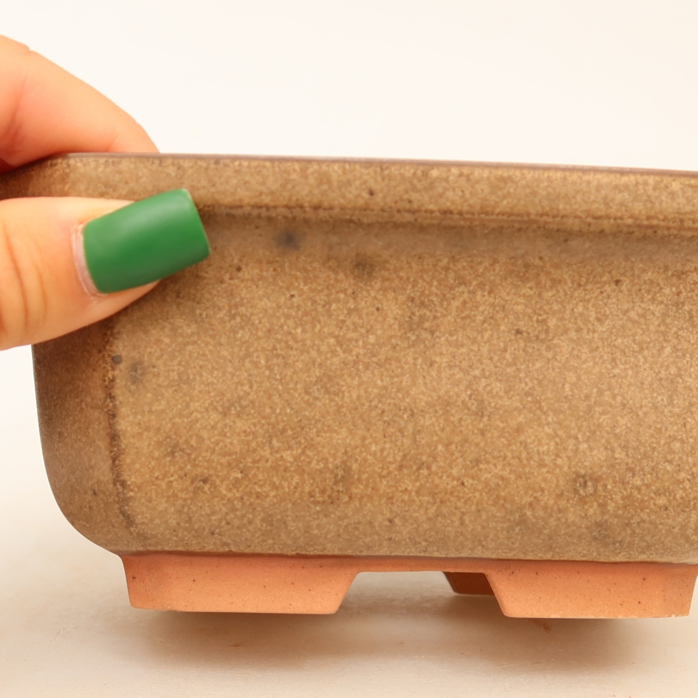 Ceramiczna miska  15 x 12 x 7 cm, kolor brązowy