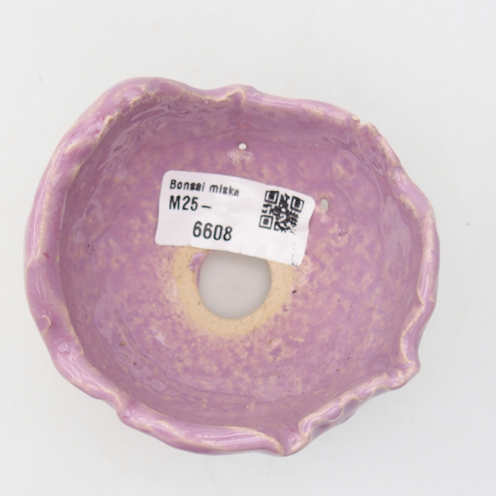 Ceramiczna skorupa 8,5 x 8 x 6,5 cm, kolor fioletowy