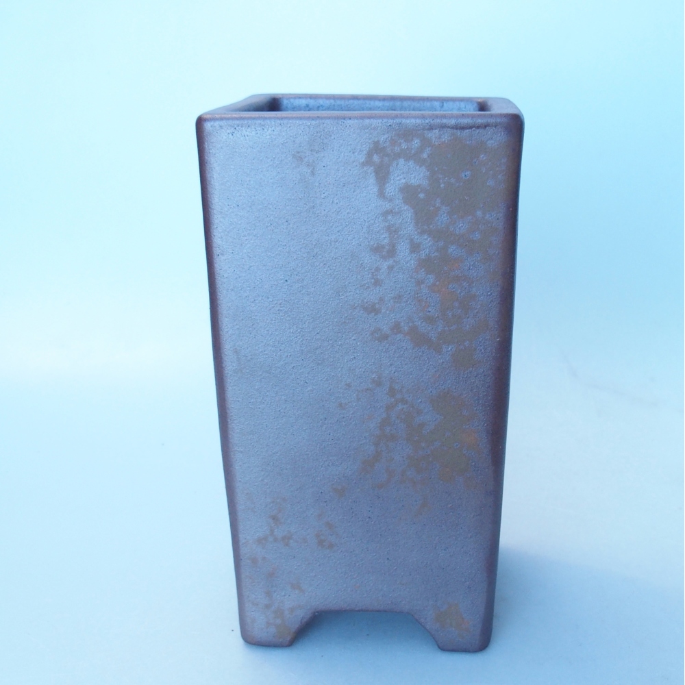 Miska 9 x 9 x 16,5 cm brązowa