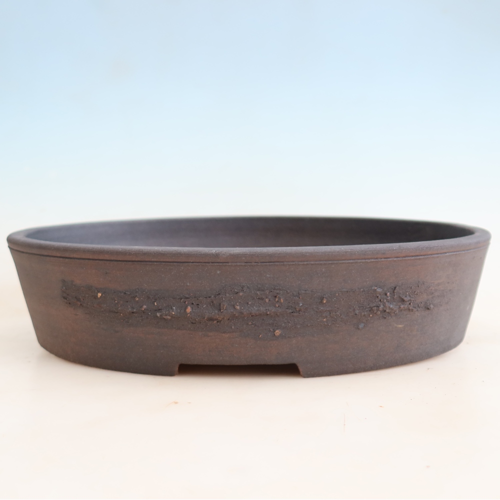 Ceramiczna miska do bonsai 37,5 x 30,5 x 8 cm, kolor brązowy