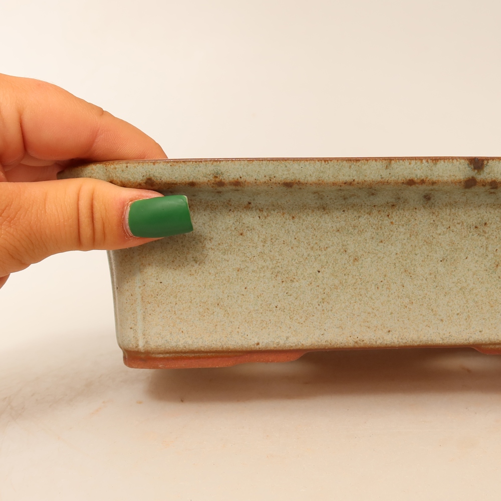 Miska ceramiczna  20 x 15,5 x 5,5 cm, kolor beżowy