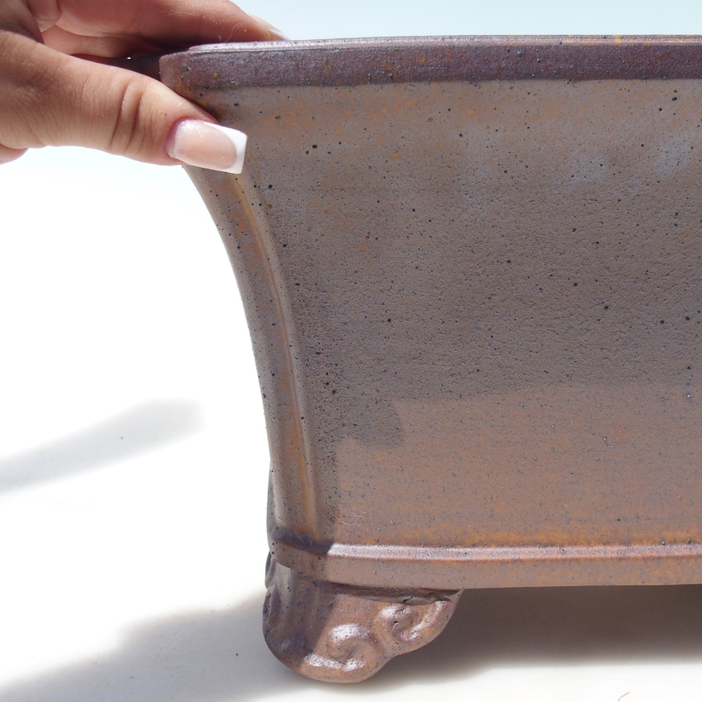 Miska 31 x 31 x 19,5 cm brązowa