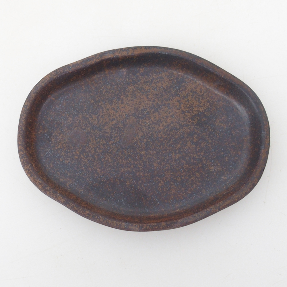 Miska do bonsai + podstawka H05 – 11 x 8 x 4 cm. – brązowa
