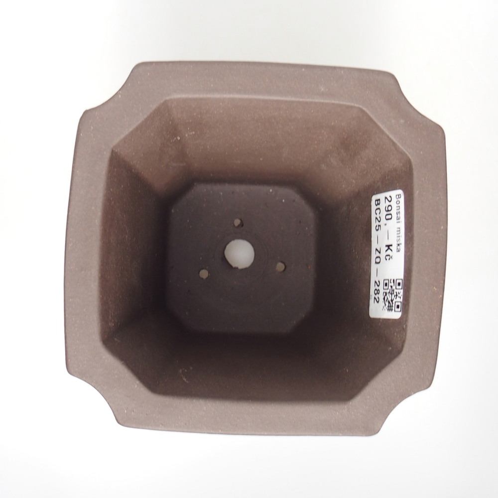 Miska 12 x 12 x 11,5 cm brązowa