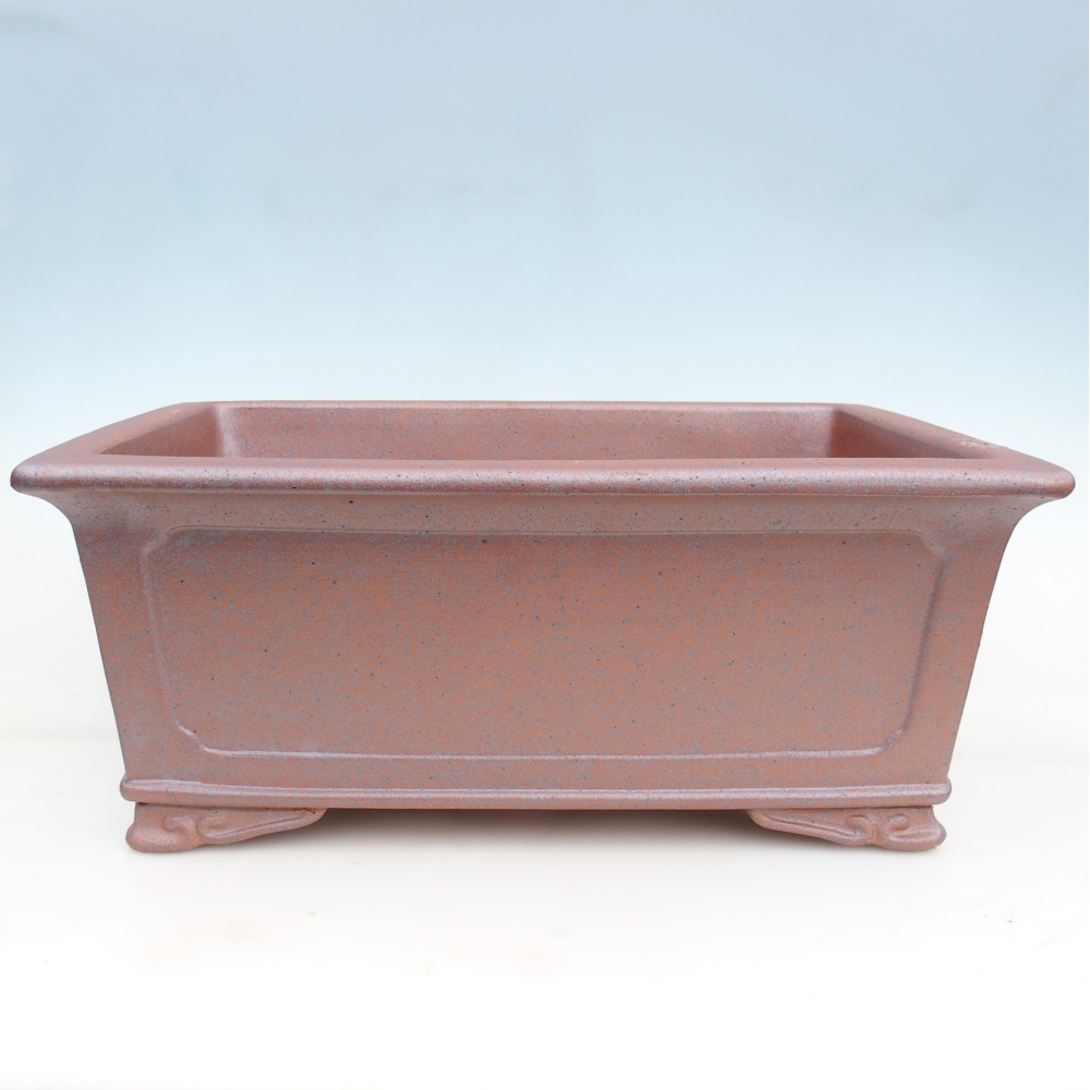 Ceramiczna misa bonsai 51 x 38 x 21 cm, kolor metaliczny - WYŁĄCZNIE ODBIÓR OSOBISTY lub transport paletowy