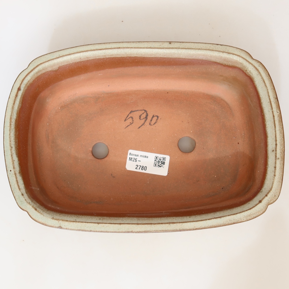 Ceramiczna miska  24 x 17 x 6 cm, kolor beżowy