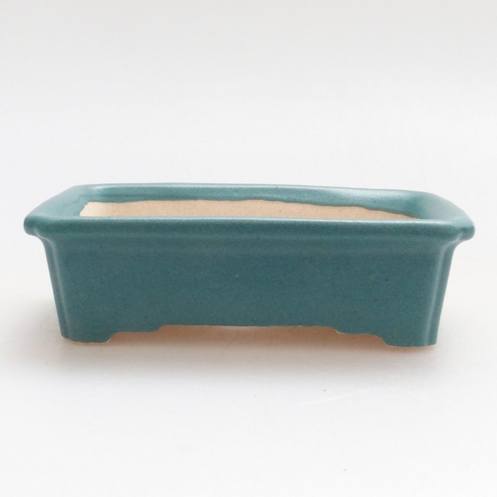 Ceramiczna miska bonsai 7 x 4,5 x 2 cm, kolor niebieski