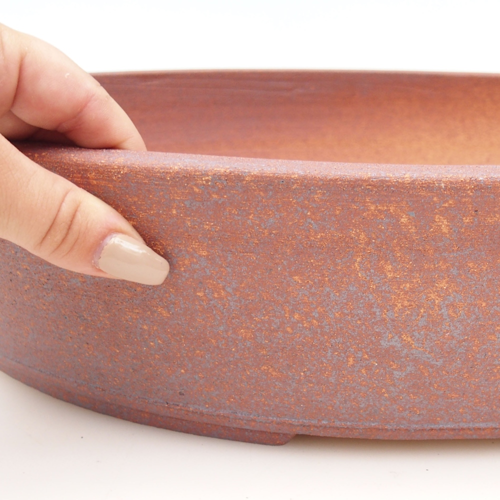 Misa do bonsai 45,5 x 35 x 9,5 cm, kolor metaliczny - WYŁĄCZNIE ODBIÓR OSOBISTY lub transport paletowy
