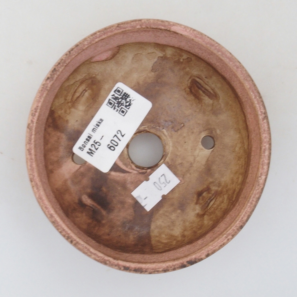 Ceramiczna miska do bonsai 10,5 x 10,5 x 4,5 cm, kolor różowy