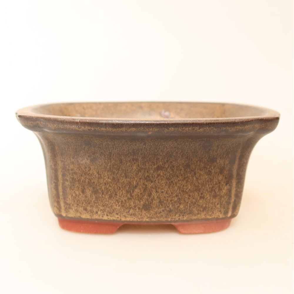 Miska ceramiczna  13 x 10,5 x 5,5 cm, kolor brązowy