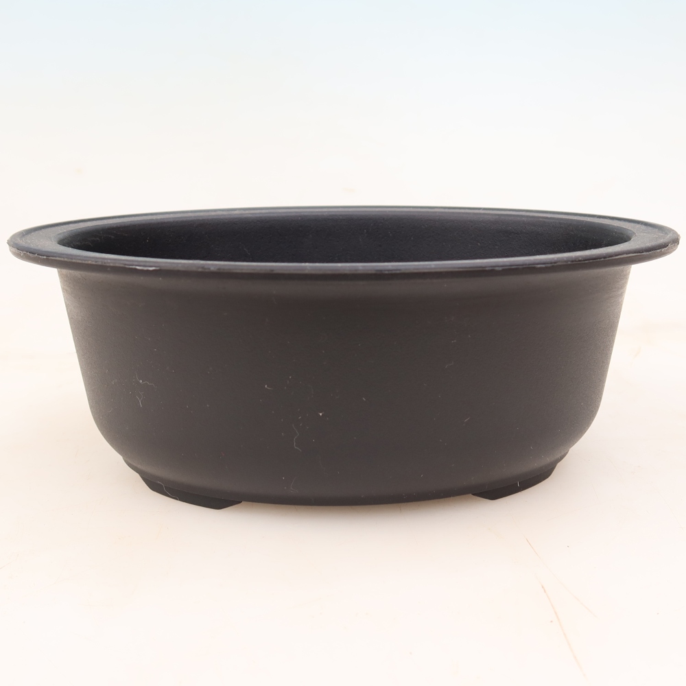 Plastikowa miska do bonsai MP-27, czarna – 18,5 x 14,5 x 7 cm
