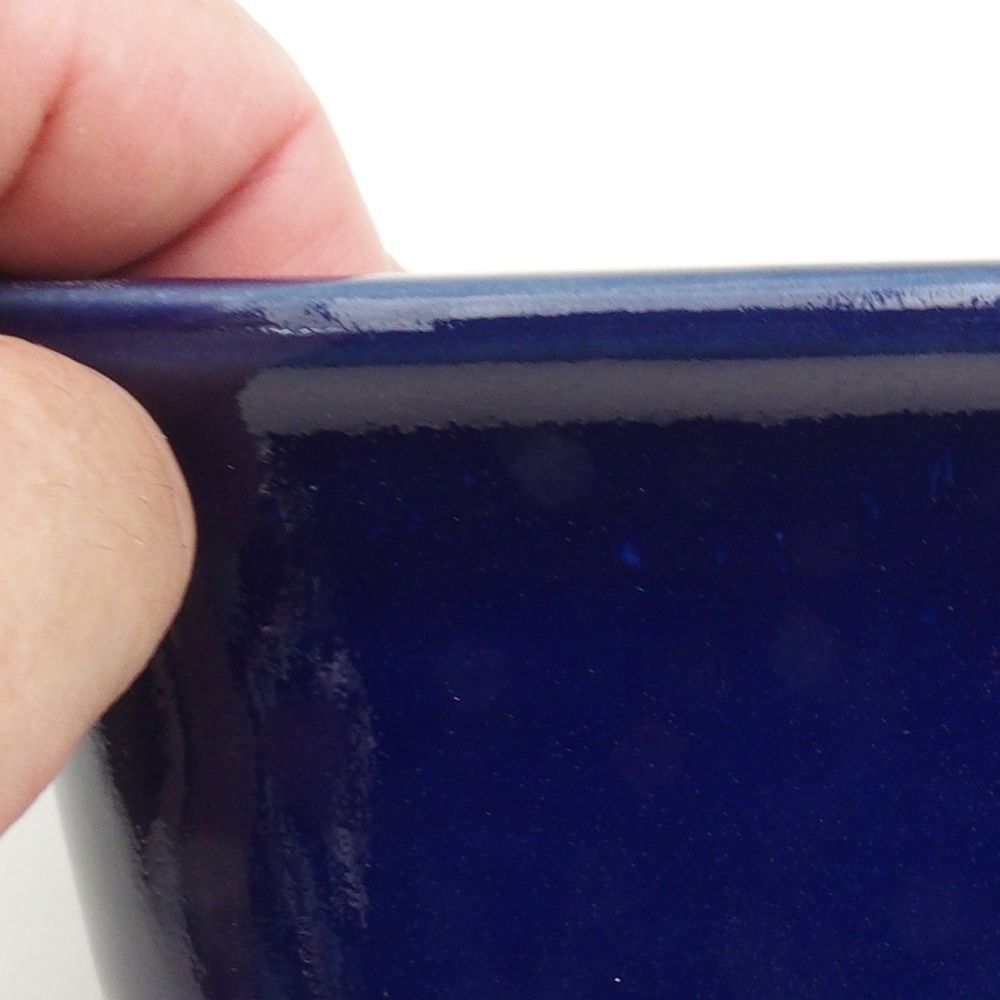 Bonsai bowl H36 - 17 x 15 x 7,5 cm. - niebieski