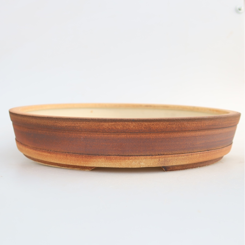 Ceramiczna miska  29,5 x 29,5 x 5,5 cm, kolor brązowy