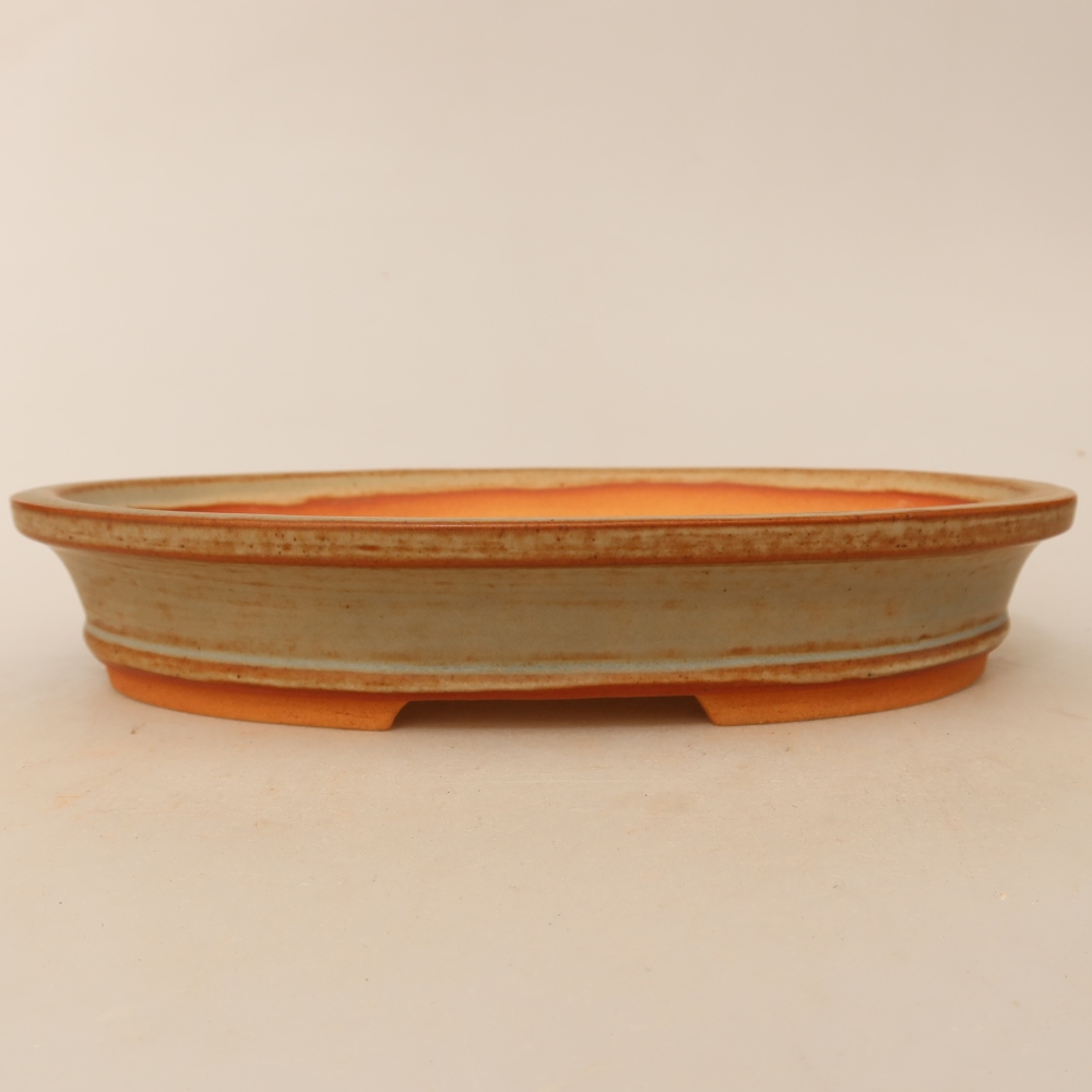 Ceramiczna miska  21 x 14,5 x 3,5 cm, kolor beżowy