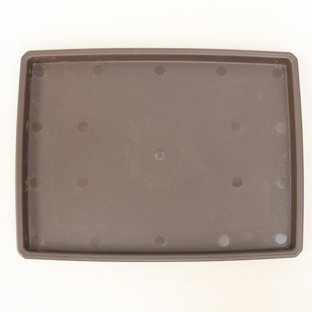 Podkładka pod bonsai z tworzywa PP-2 – 20 x 15 x 1,2 cm, kolor brązowy