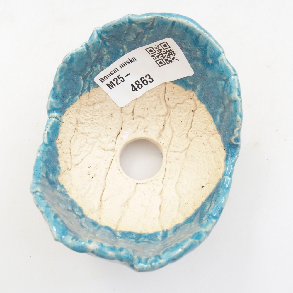 Muszla ceramiczna 8 x 7 x 5,5 cm, kolor niebieski