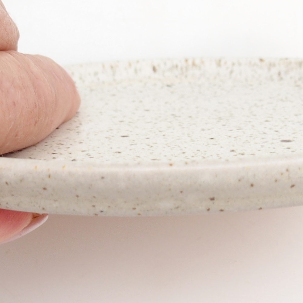 Spodek ceramiczny H30 - 12,5 x 10,5 x 1 cm - beżowy