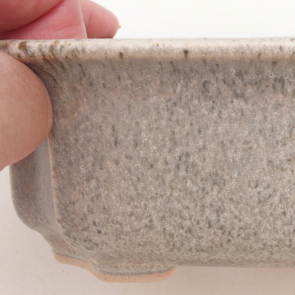 Bonsai bowl H01 - 12 x 9 x 5 cm - zielony