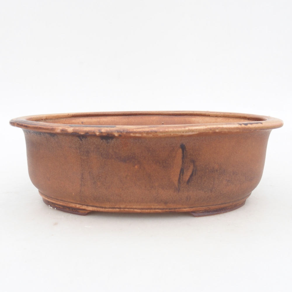 Ceramiczna miska na bonsai 23 x 19 x 7 cm, różowa