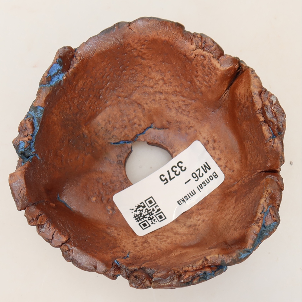 Ceramiczna skorupka 9 x 9 x 4 cm, kolor niebieski
