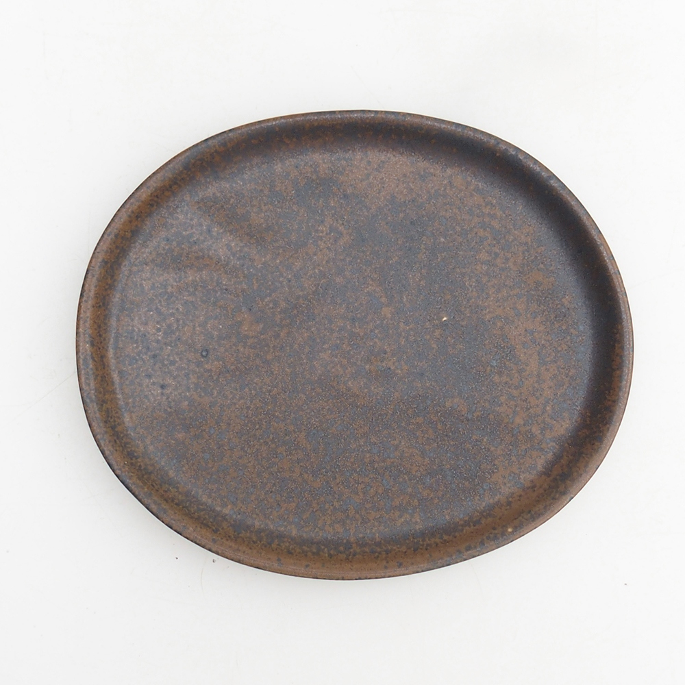 Miska bonsai + spodek H30 - 12 x 10,5 x 5,5 cm - brązowy