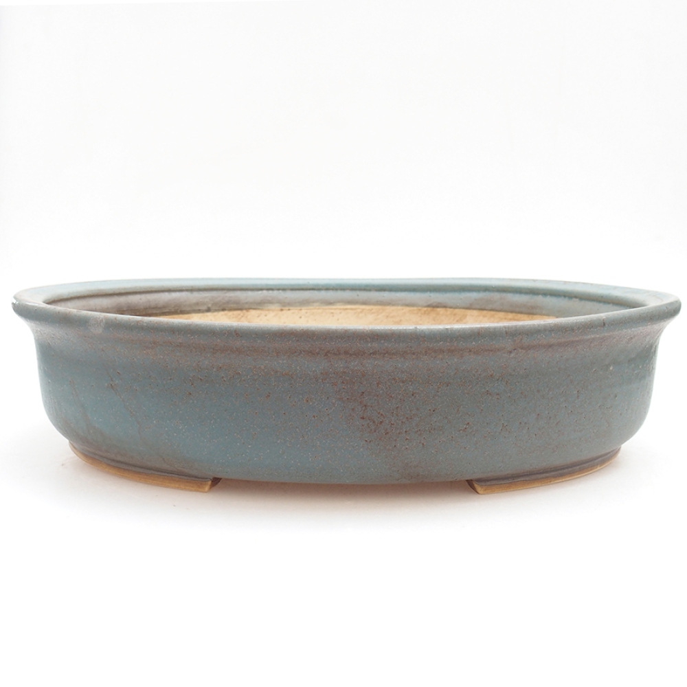 Ceramiczna miska bonsai 32,5 x 28,5 x 7,5 cm, kolor niebieski