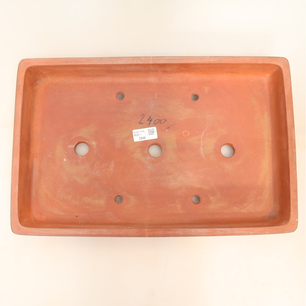Miska ceramiczna  45 x 29 x 6,5 cm, kolor ceglasty – WYŁĄCZNIE ODBIÓR OSOBISTY lub transport na palecie