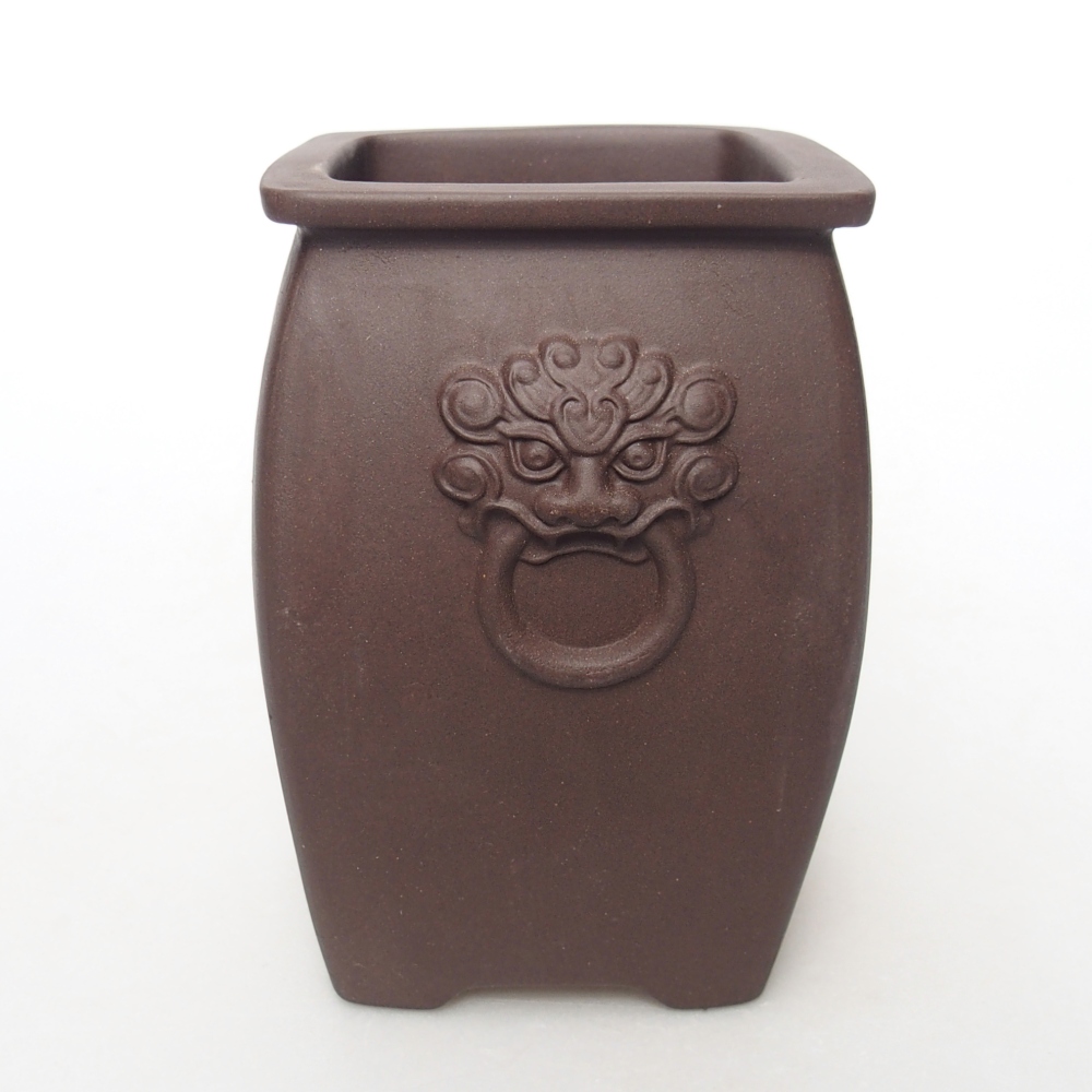 Miska 8 x 8 x 12 cm brązowa