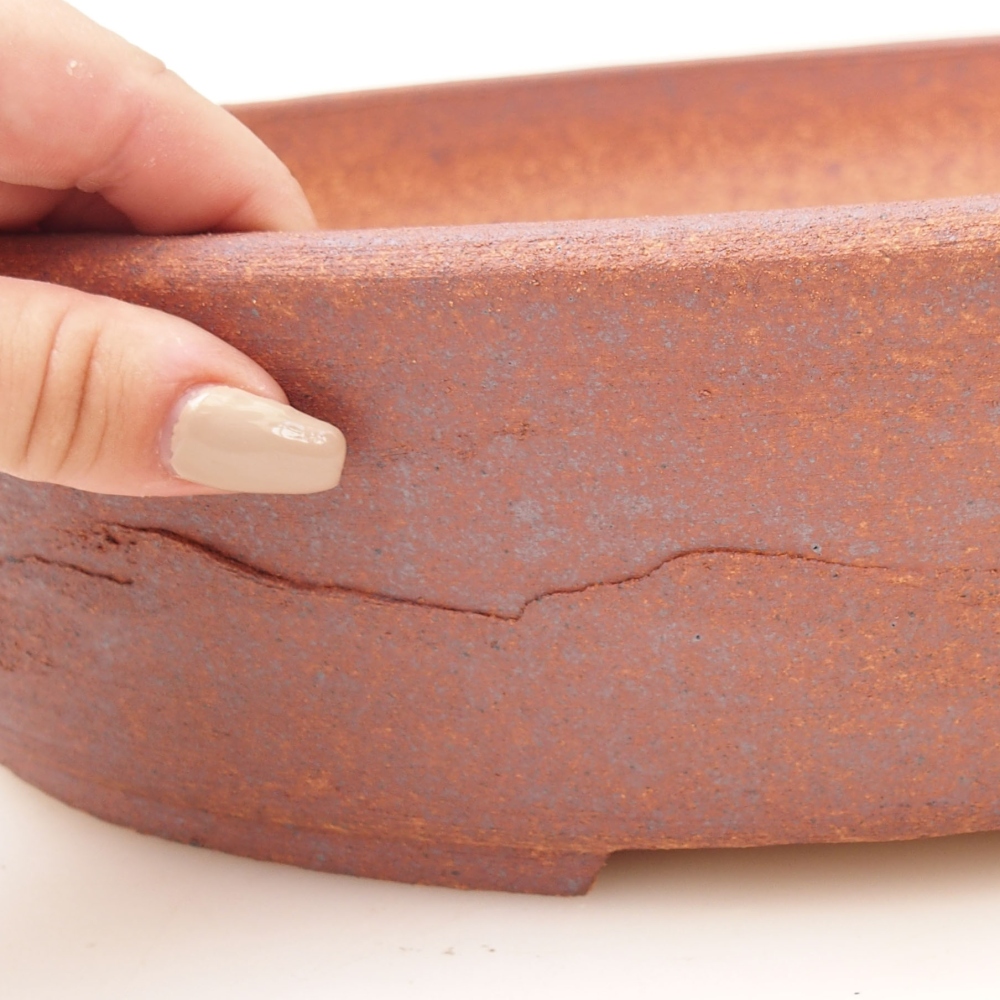Misa do bonsai 38,5 x 32 x 8,5 cm, kolor metaliczny