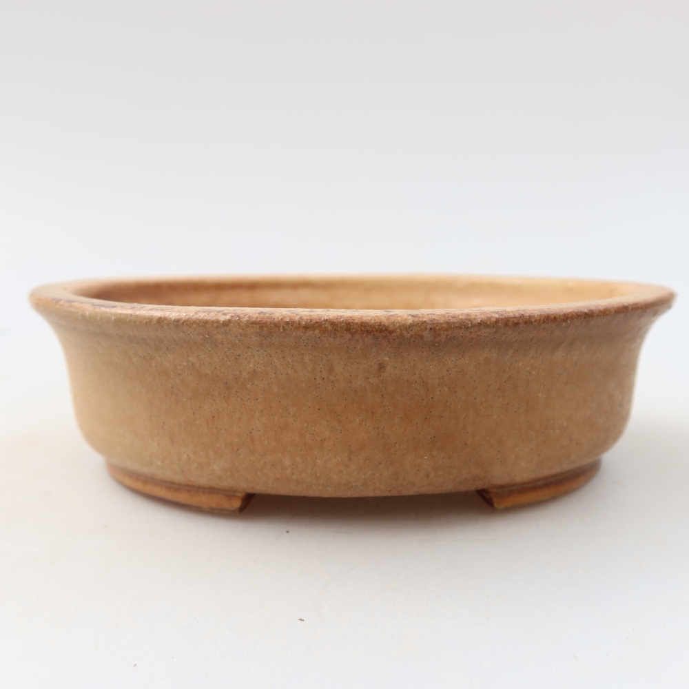 Ceramiczna miseczka do bonsai 12,5 x 11,5 x 3,5 cm, kolor różowy