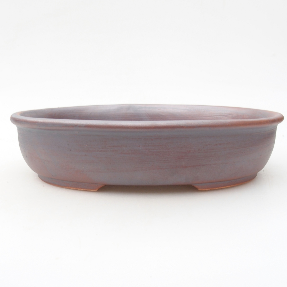 Ceramiczna miska bonsai 22 x 17 x 5 cm, kolor metaliczny