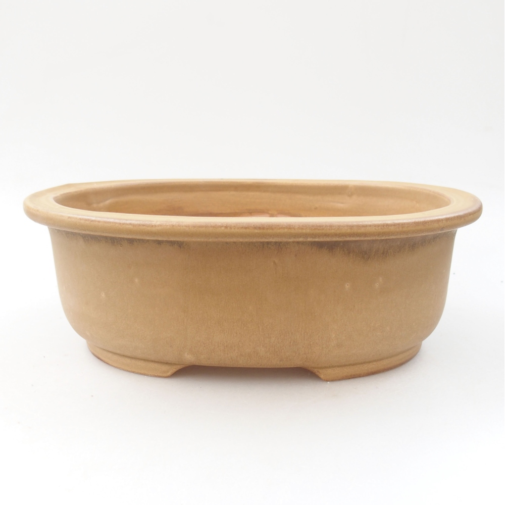Ceramiczna miska bonsai 23,5 x 19 x 8 cm, kolor różowy