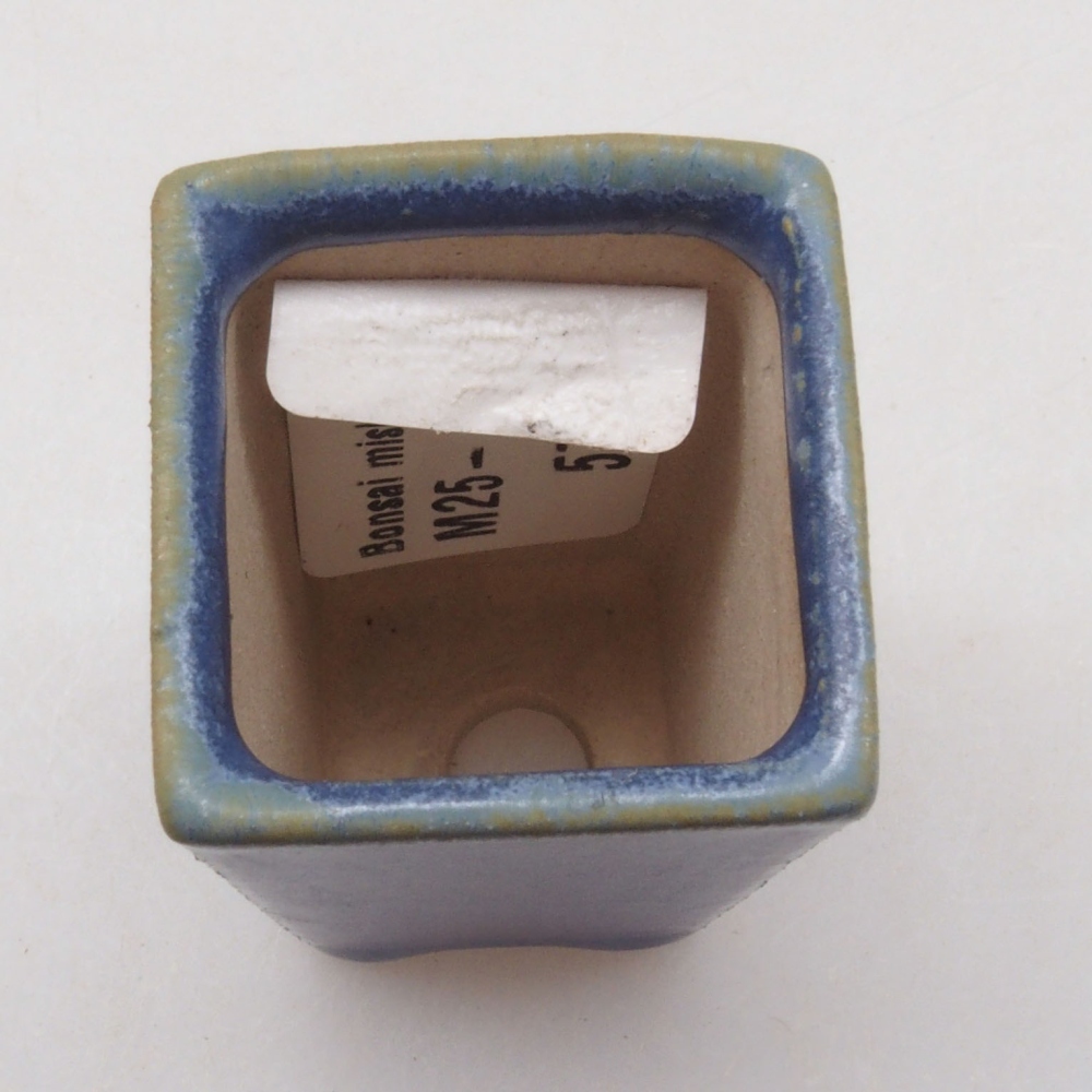 Mini miska bonsai 3 x 3 x 5 cm, kolor niebieski