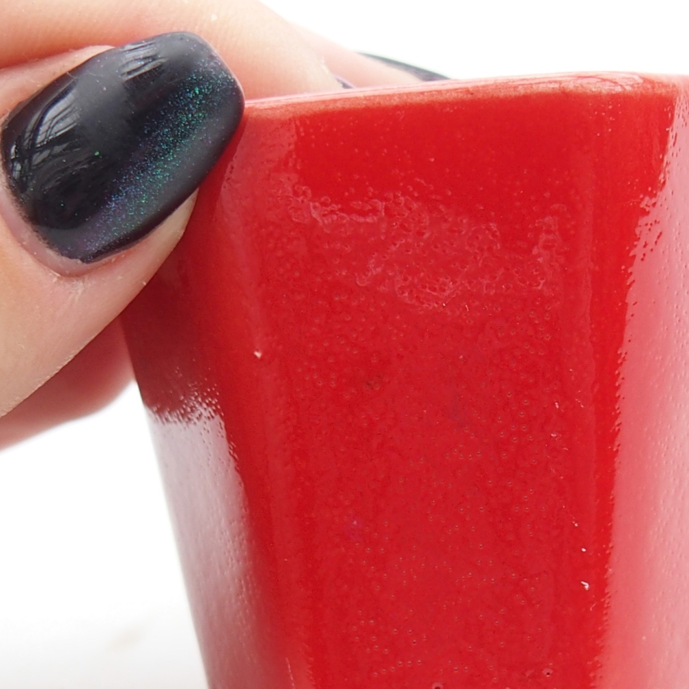 Mini miska do bonsai 5,5 x 5 x 5 cm, kolor czerwony