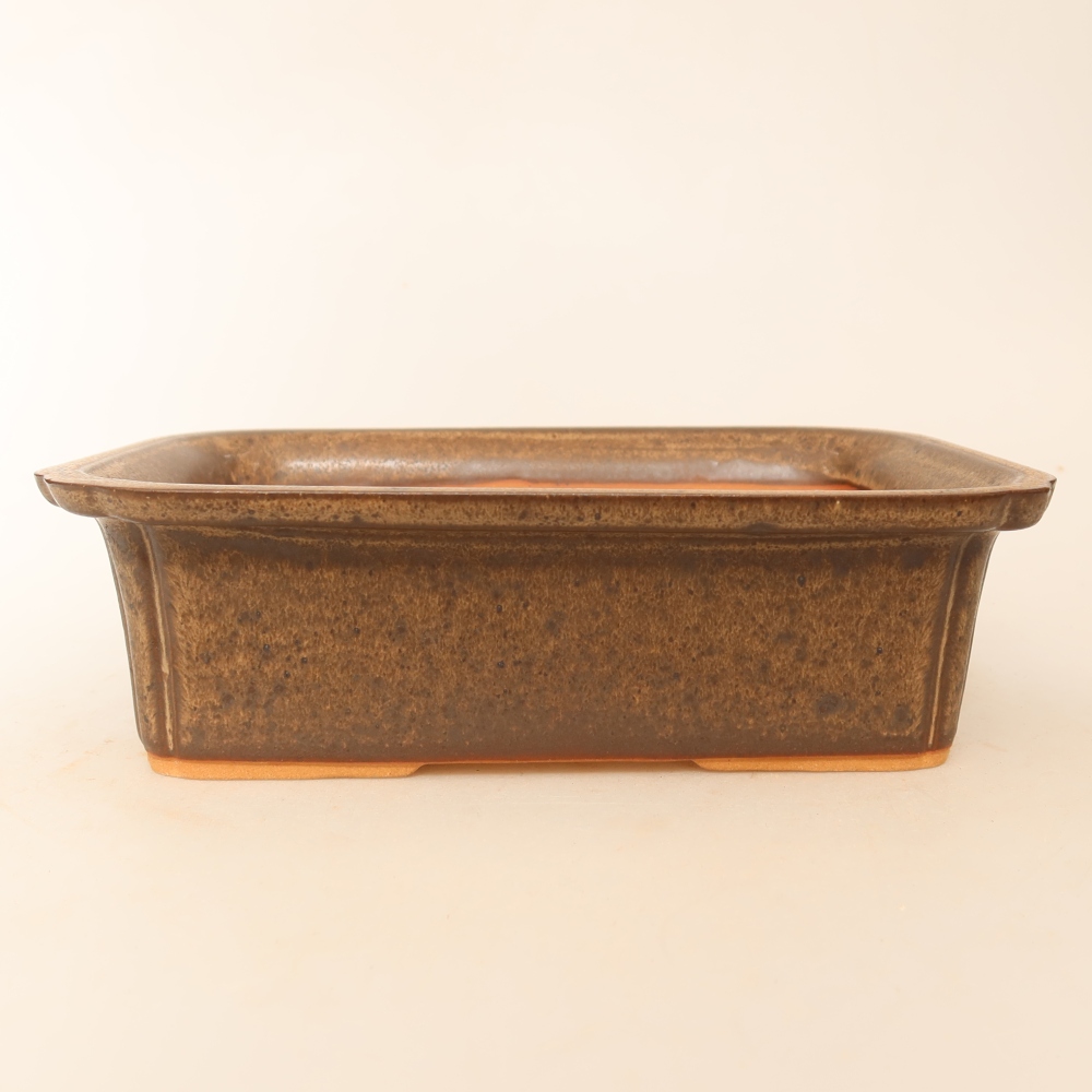 Miska ceramiczna  20 x 15,5 x 5,5 cm, kolor brązowy