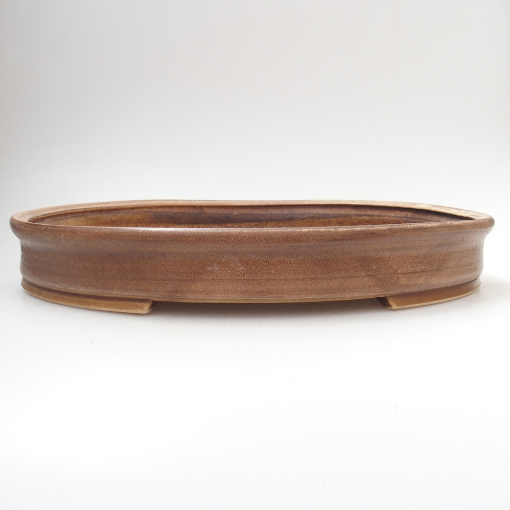 Ceramiczna miska na bonsai 30 x 26,5 x 4 cm, różowa