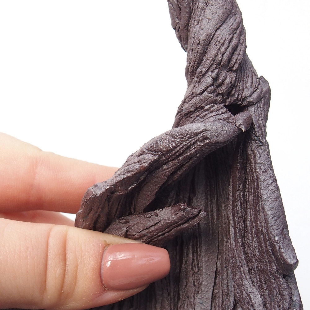 Muszla ceramiczna 10 x 8 x 13,5 cm, kolor metaliczny