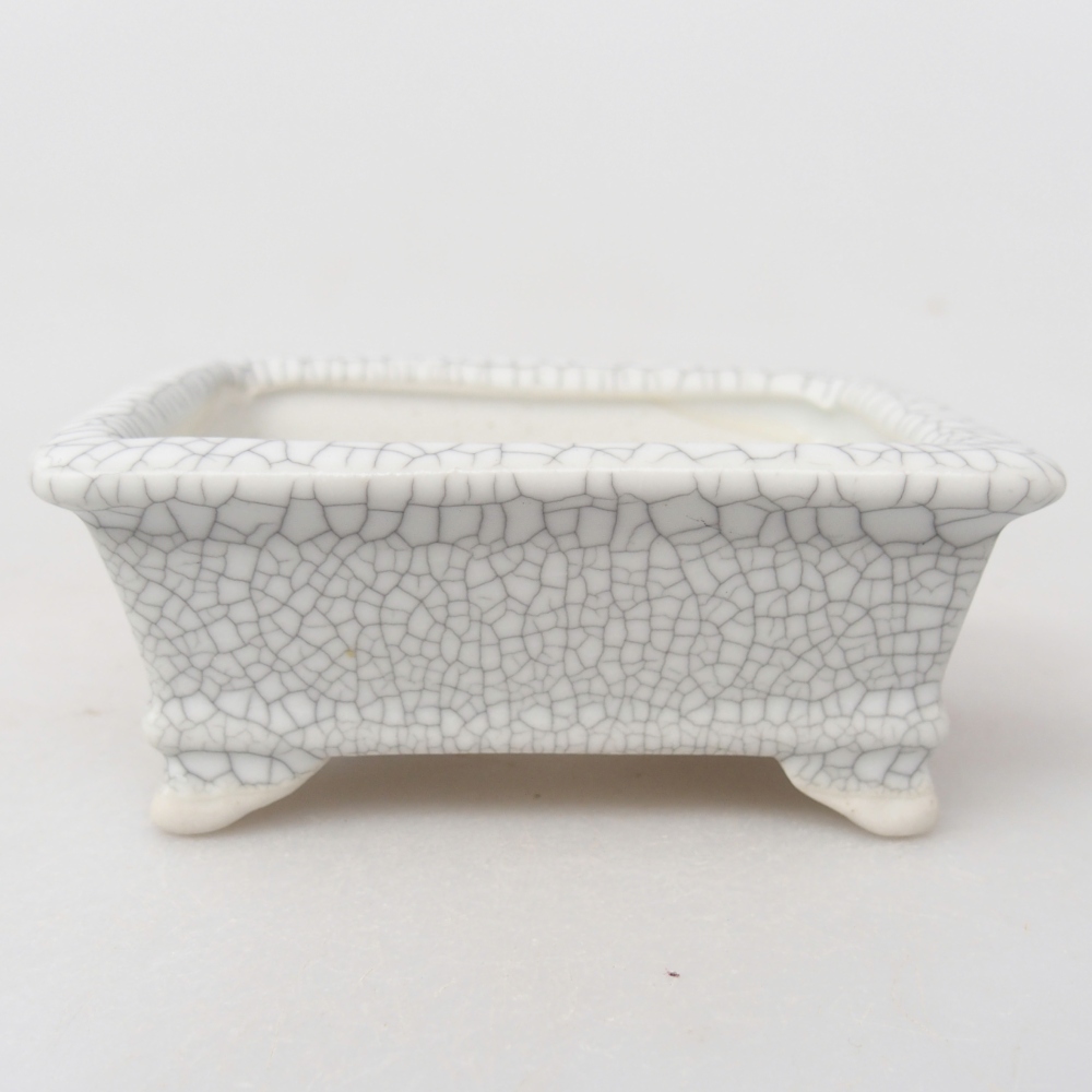 Mini miska do bonsai 8 x 6,5 x 3,5 cm, kolor raku