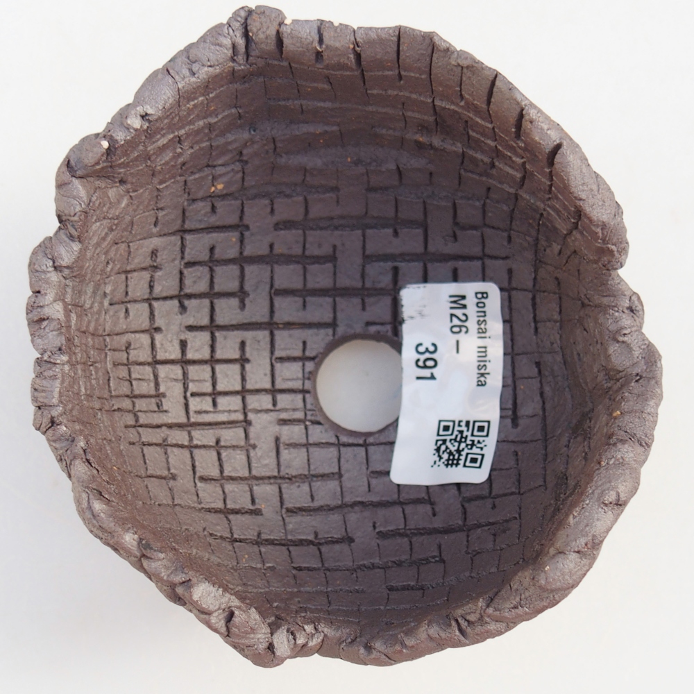 Muszla ceramiczna 10 x 10 x 7,5 cm, kolor metaliczny