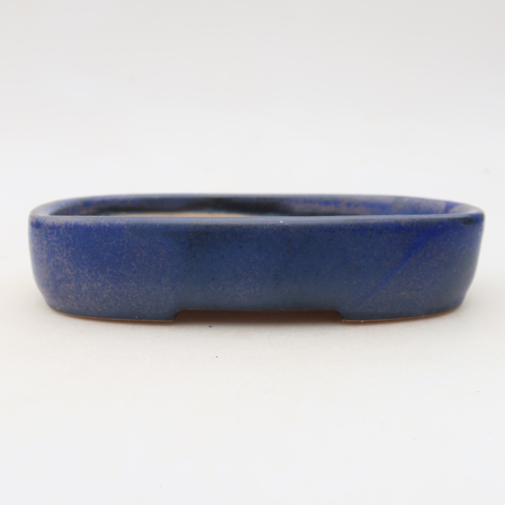 Ceramiczna miska do bonsai 16 x 11 x 3,5 cm, kolor niebieski