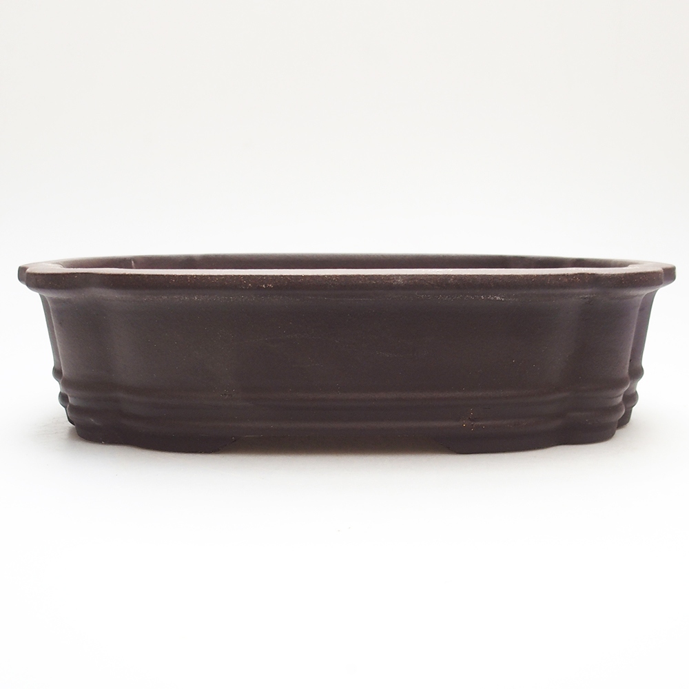 Miska 26 x 21 x 6,5 cm brązowa