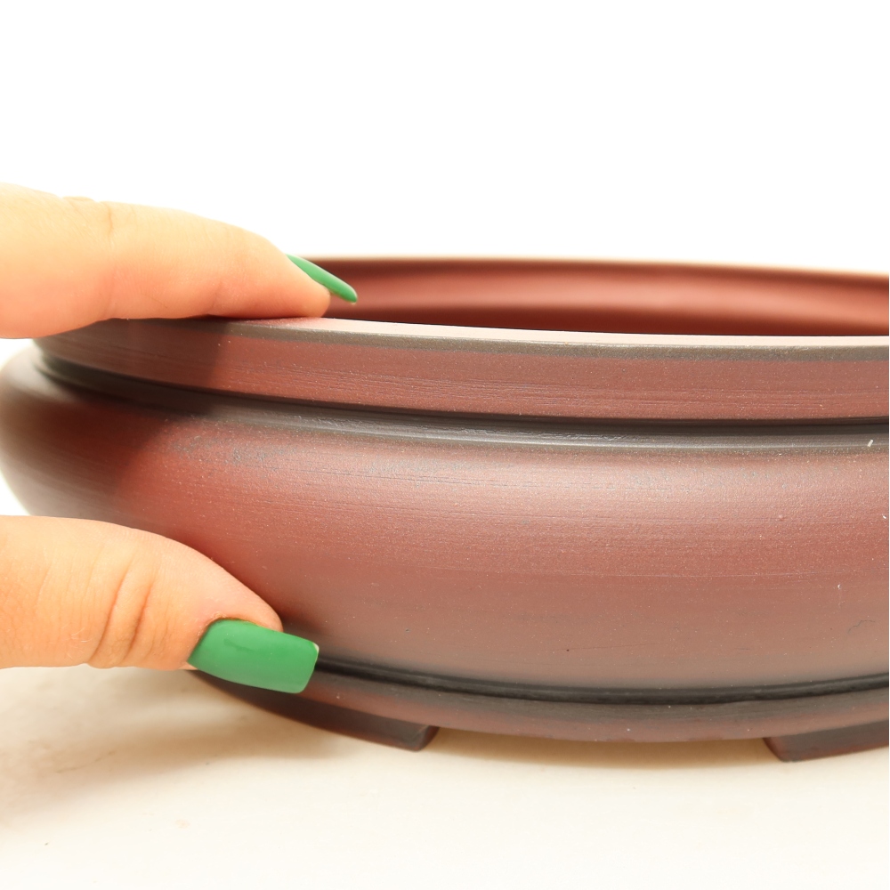 Ceramiczna skorupa  24,5 x 24,5 x 7,5 cm, kolor ceglasty