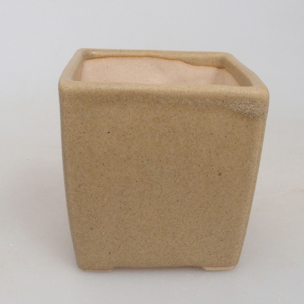 Mini miska bonsai 5 x 5 x 5 cm, kolor brązowy